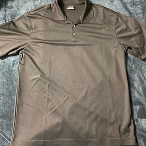 Black Nike short sleeve golf polo shirt. Large